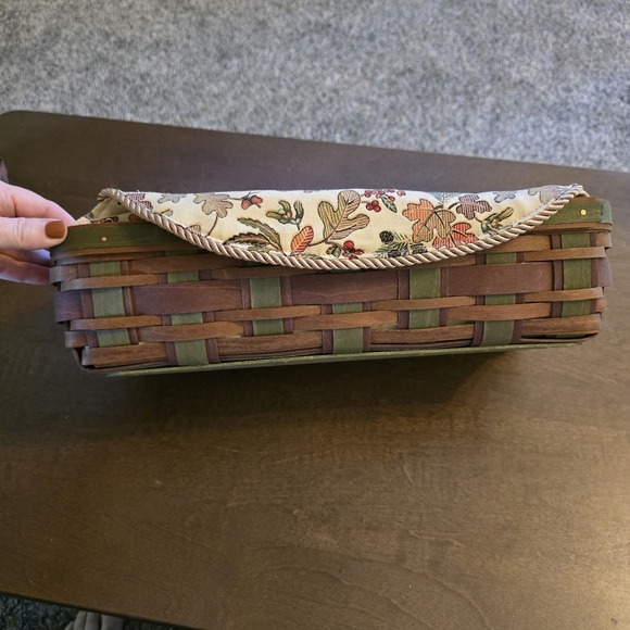 Longaberger Harvest Weave Bread Basket Liner Protector - Picture 4 of 12